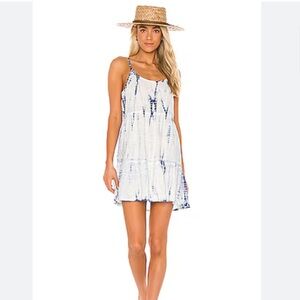 Bella Dahl Blue and White Sleeveless Camisole